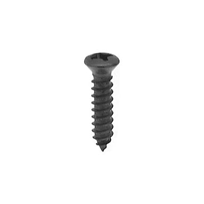 8 X 3/4" Phillips Oval Head Tapping Screw Black Oxide AB