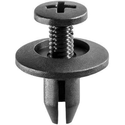General Motors, Honda, Isuzu & Nissan Black Nylon Phillips Screw Retainer